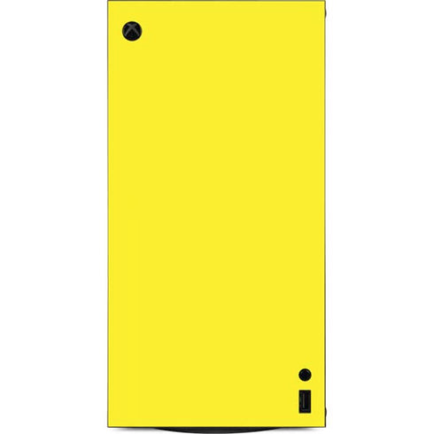 Yellow XBox Series X Digital Edition Console Skin